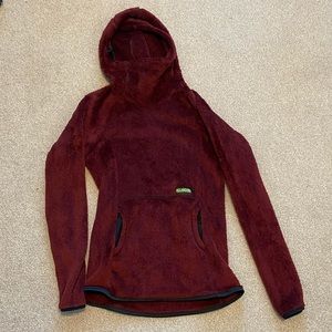 Melanzana Burgundy Hooded Pullover